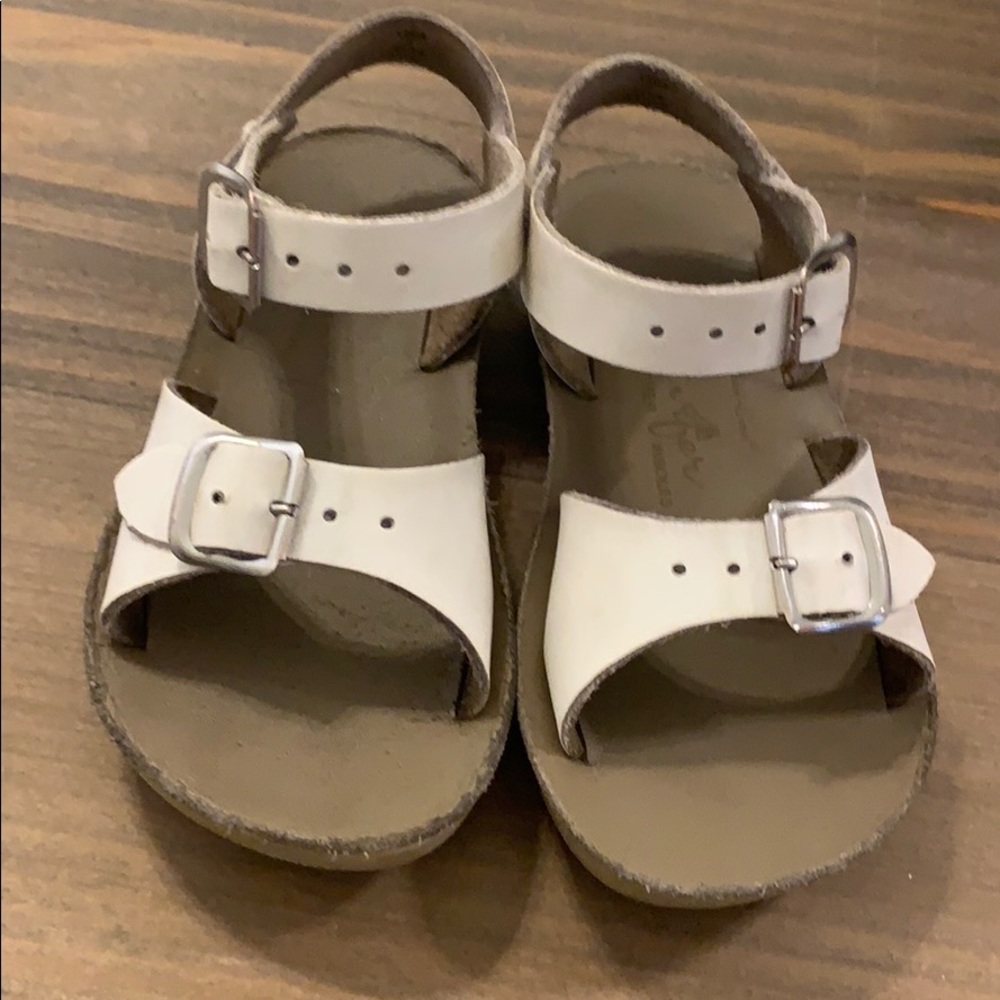 Sun-San white sandals, size 7